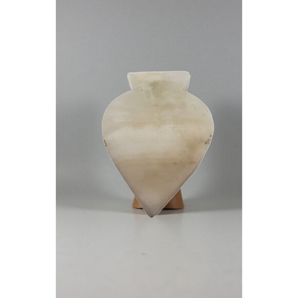 vintage 1960's hand cut marble spade shaped ashtray - Picture 4 of 8